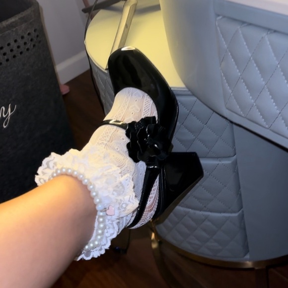 Karl lagerfield Black Patent Heels - Picture 7 of 9